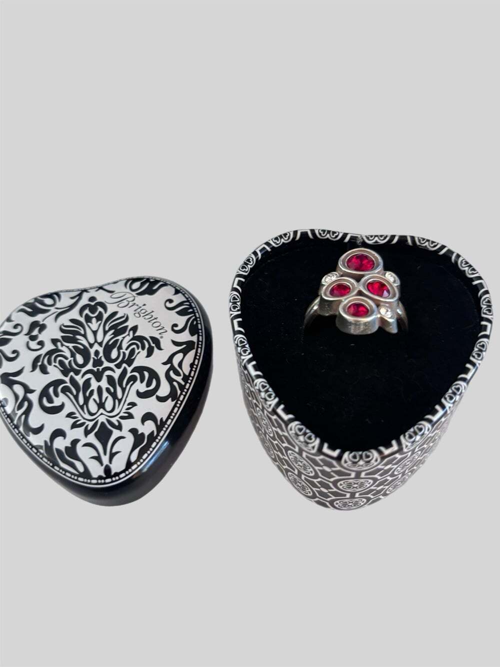 Brighton CONSTELLA CLUSTER Ring Cushion Cut Size 9 Style J63262 Brighton Tin .